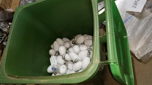 Waster recycling globes