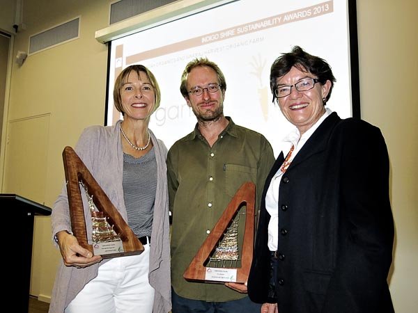 2014 Sustainability Awards_presentation with Cathy McGowan