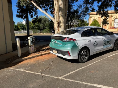 Council fleet charger_Rutherglen Council Offices and Library_April 2024