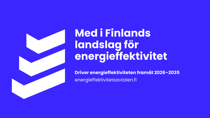 ”Mukana energiatehokkuuden maajoukkueessa” -banneri